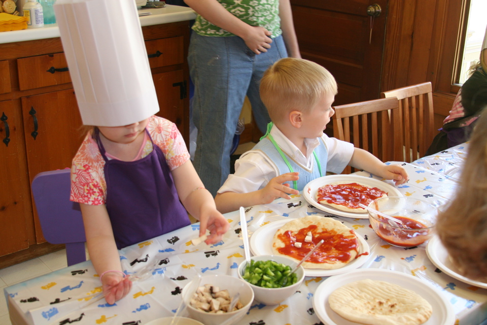 Birthday pizza party!